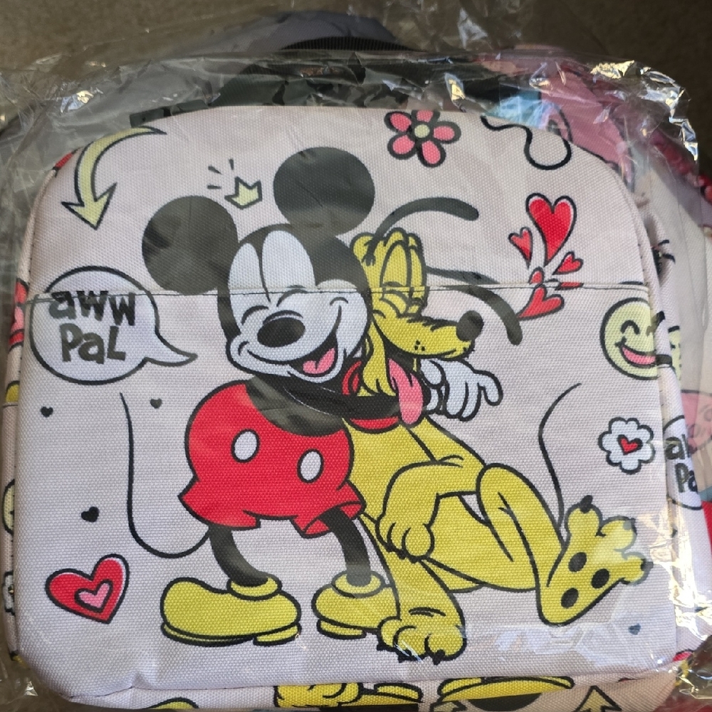 Mickey and Pluto Cartoon Backpack
